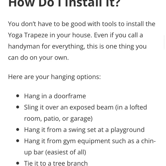 YogaBody Trapeze Set - Picture 5 of 5